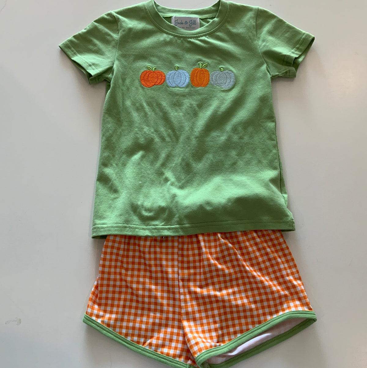 Boys fall pumpkin set