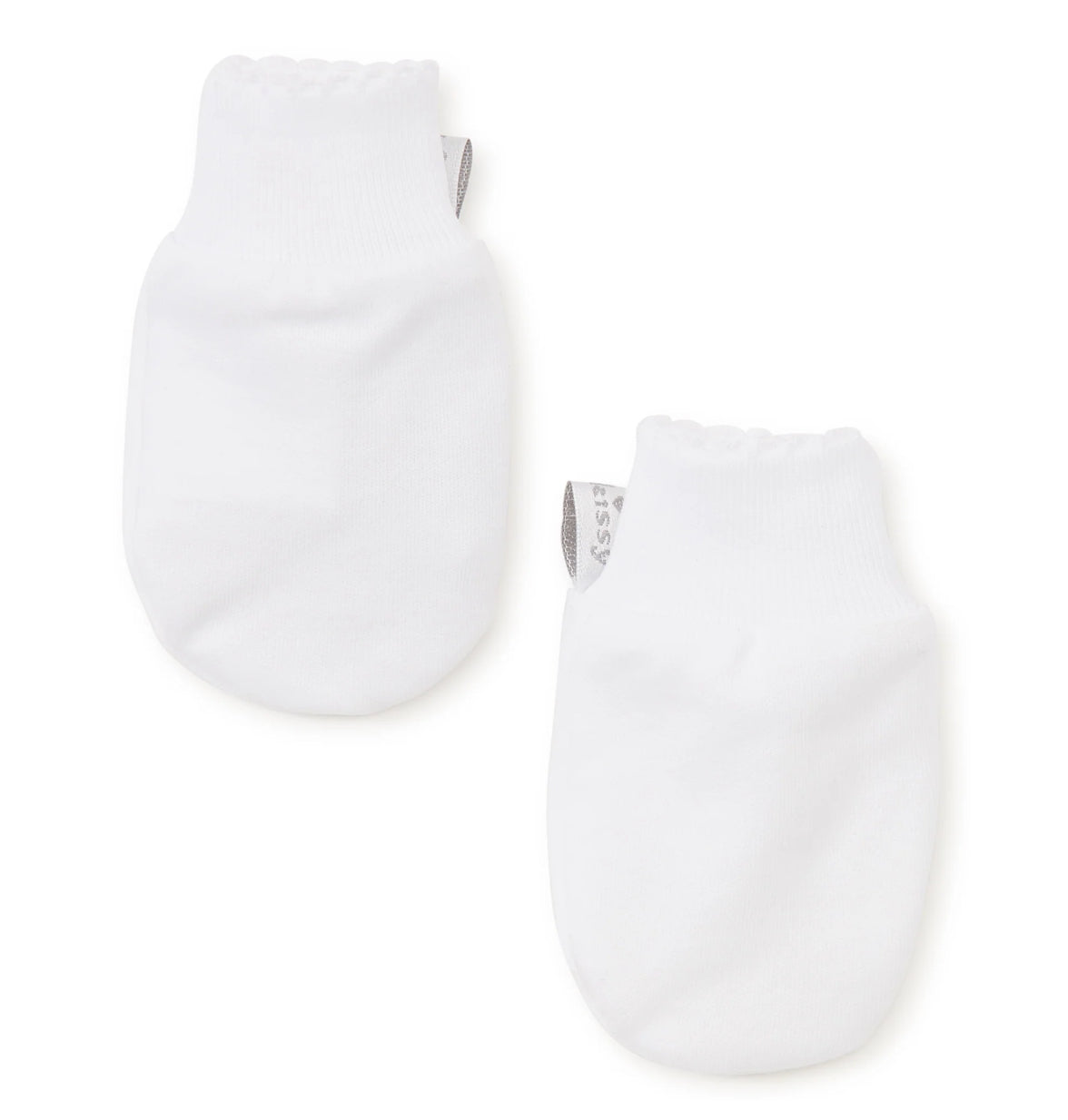 White Kissy Basics Mittens