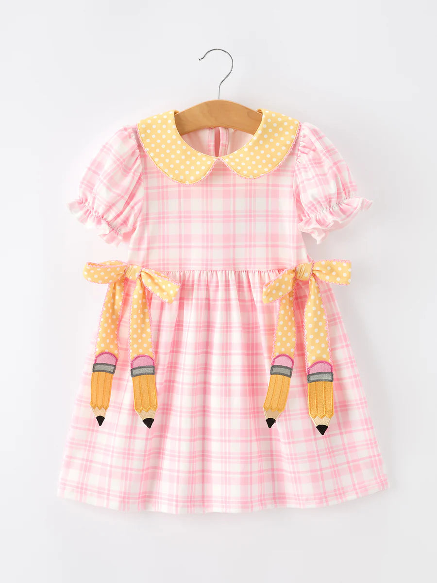 Pencil Plaid Twirl Dress