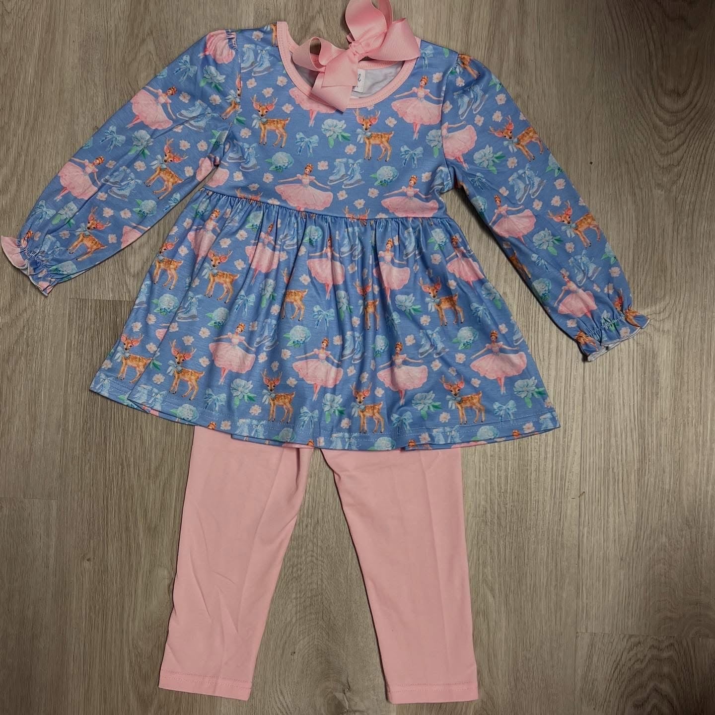 Girls Winter Ballerina Pant set