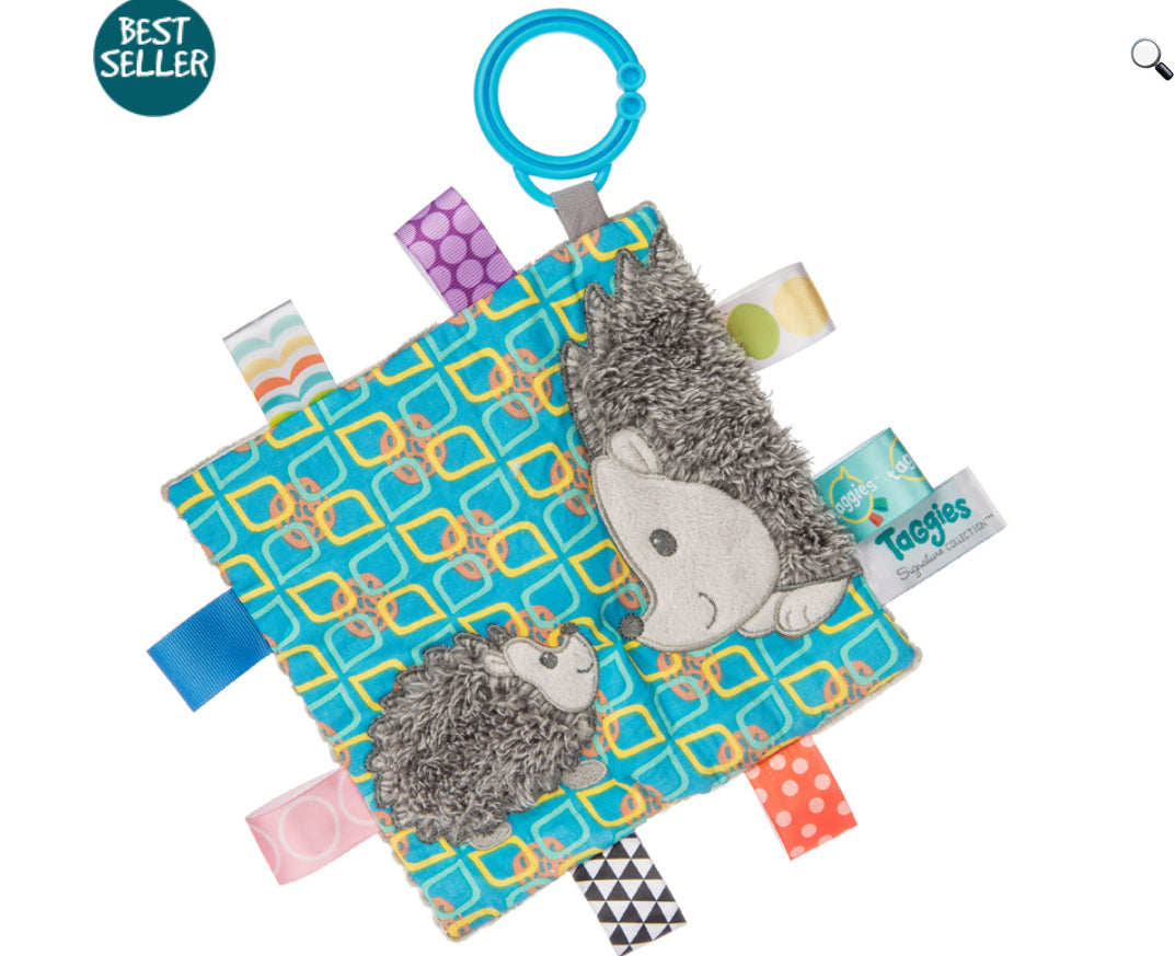 Taggies Crinkle Me Heather Hedgehog – 6×6″