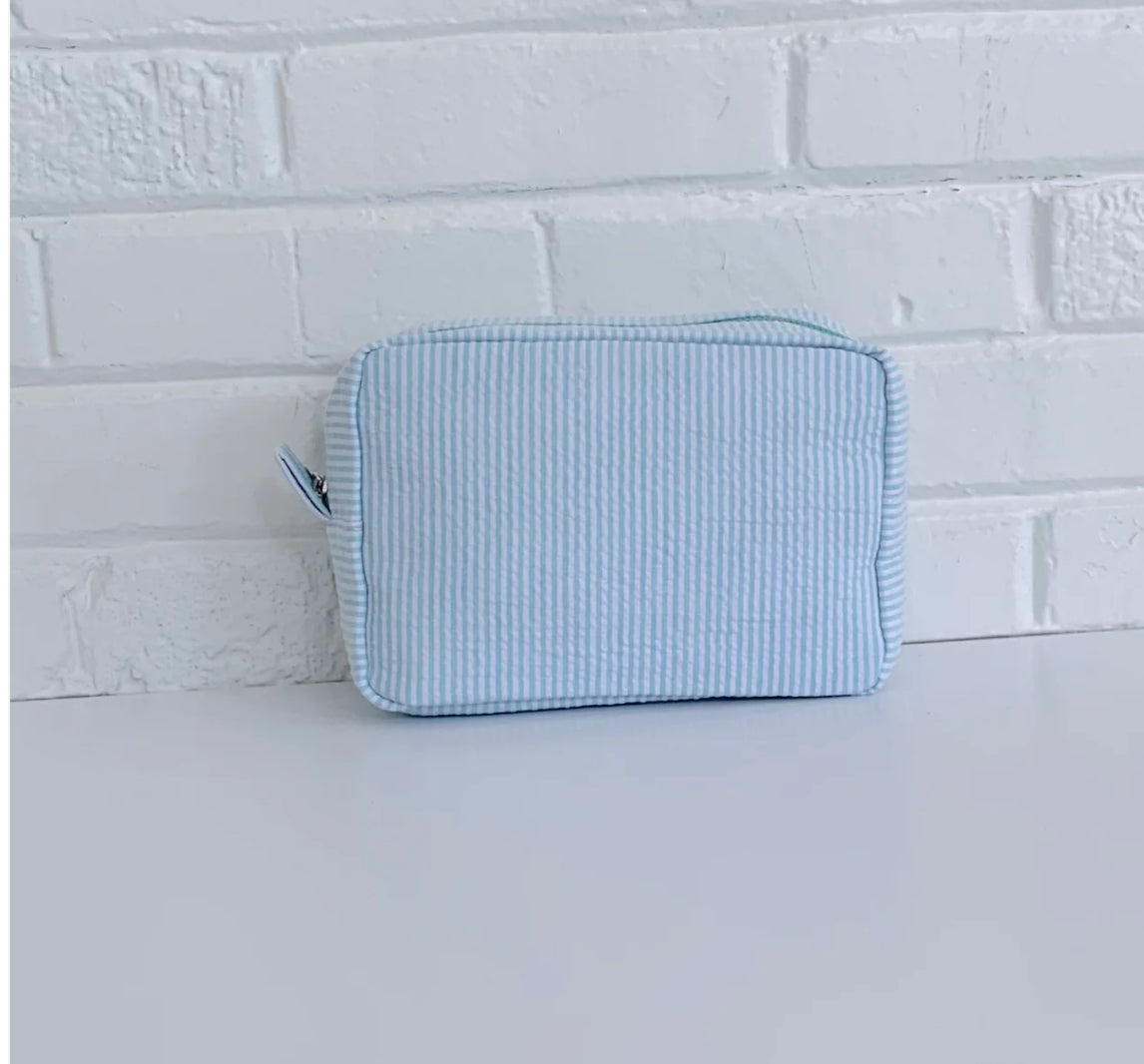 Seersucker Everything Bag