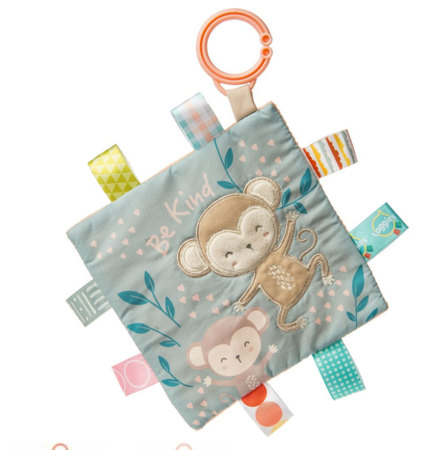 Taggies Crinkle Me “Be Kind” Monkey – 6×6″