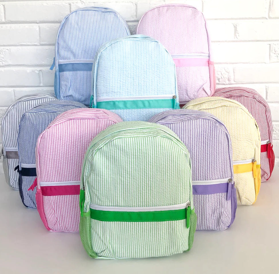 Seersucker Toddler Size Backpack