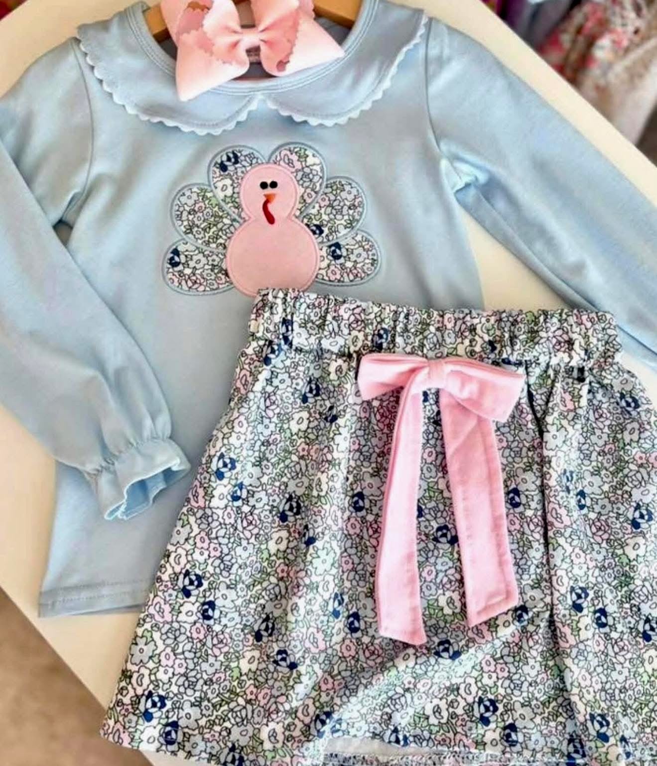 Totally Turkey Skirt Set