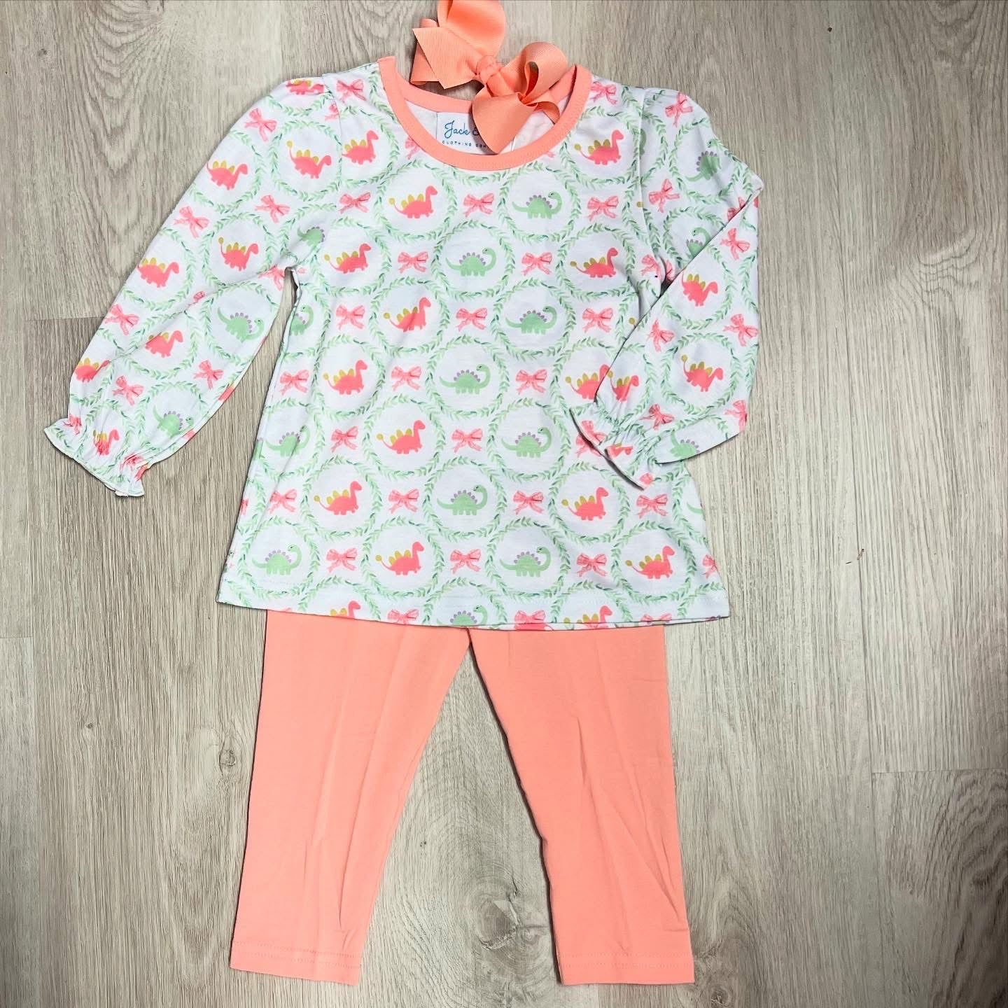 Girls Dinosaur Pant Set