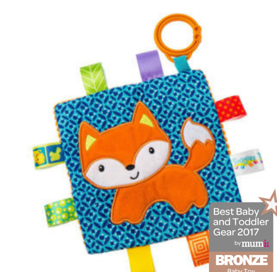 Taggies Crinkle Me Fox – 6×6″