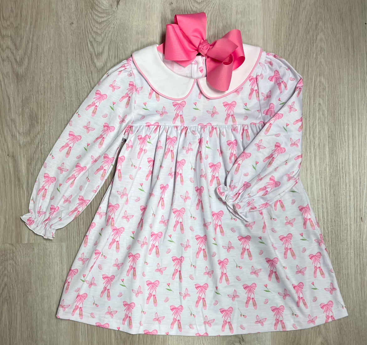 Pink Butterfly Dress