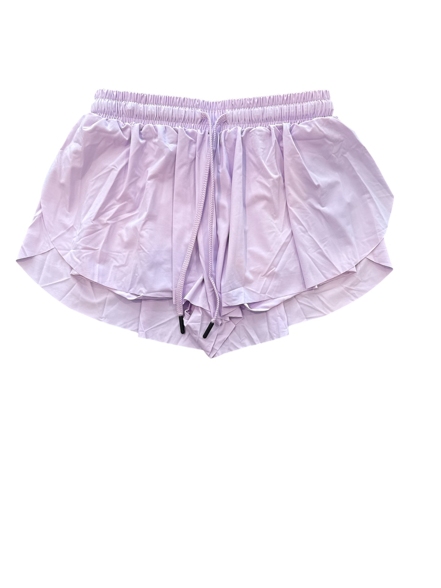 Purple Flowy Shorts