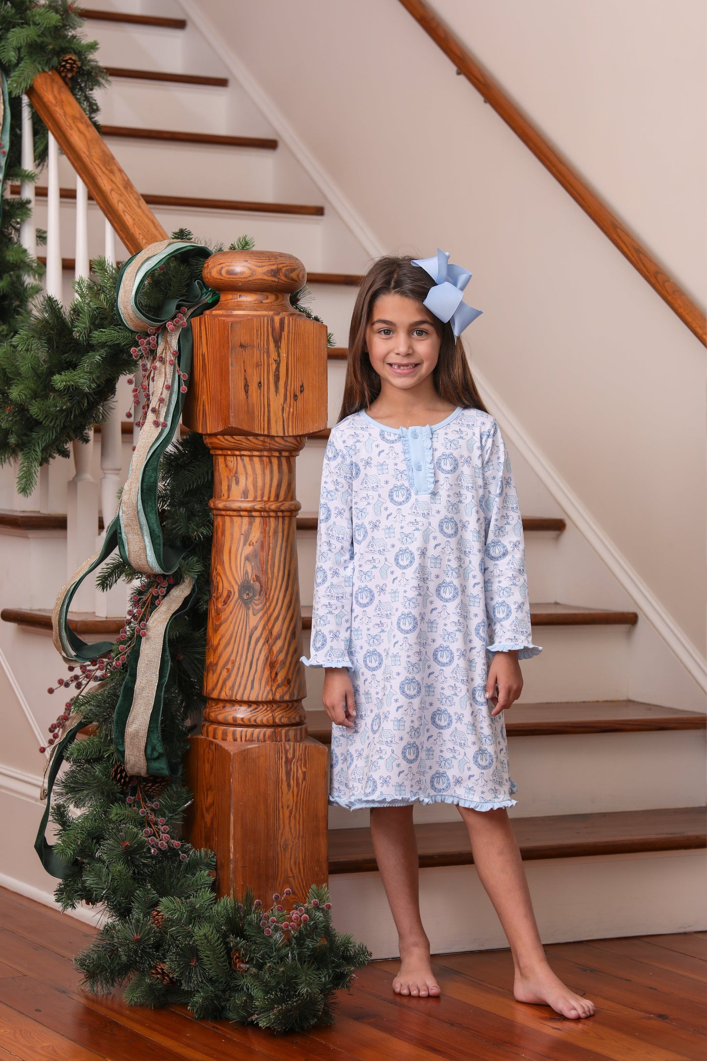 Christmas Toile Dress