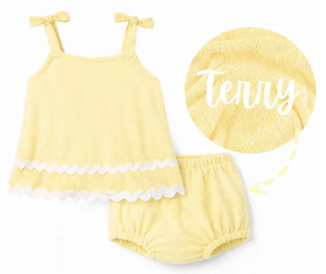 *PRE ORDER* Terry Ric Rac Bloomer Set