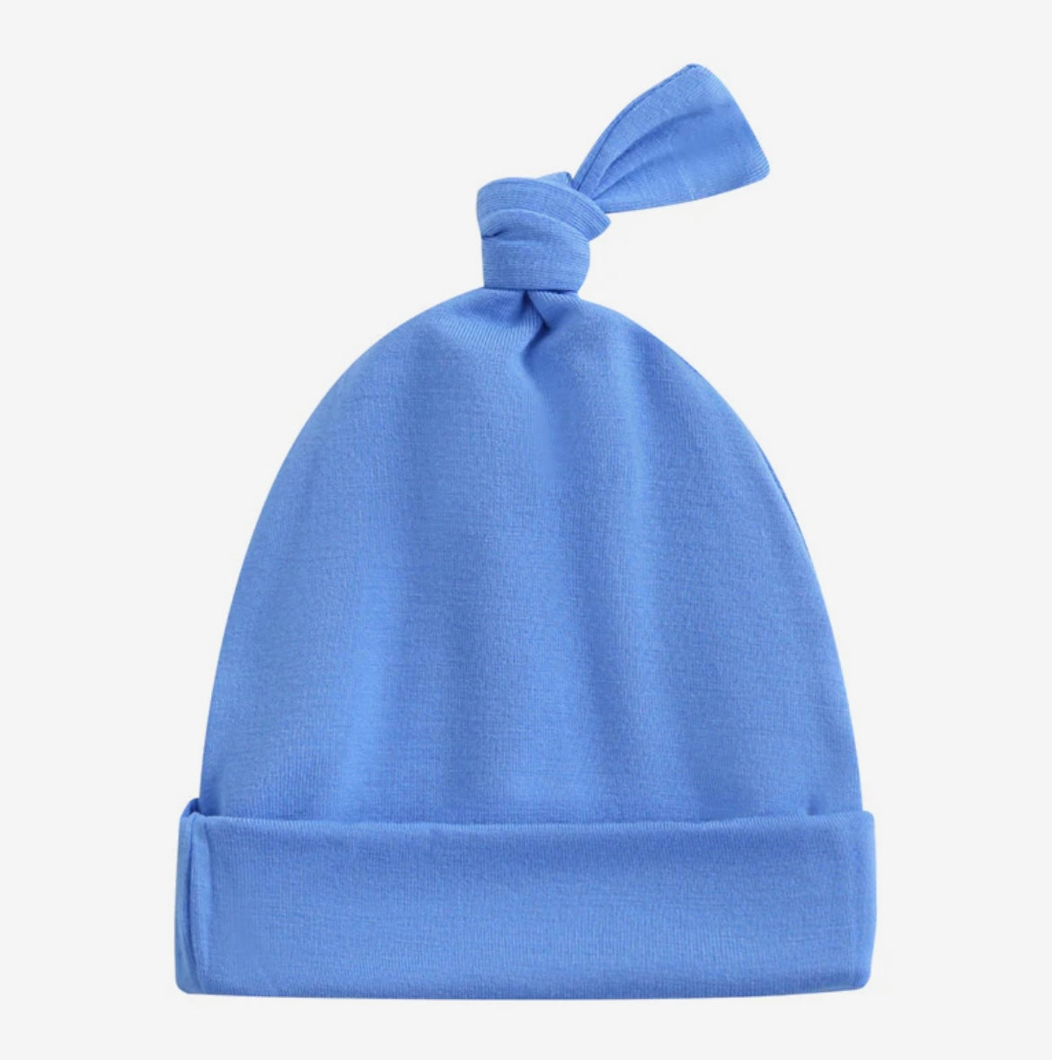 Pure Blue Baby Beanie Hat