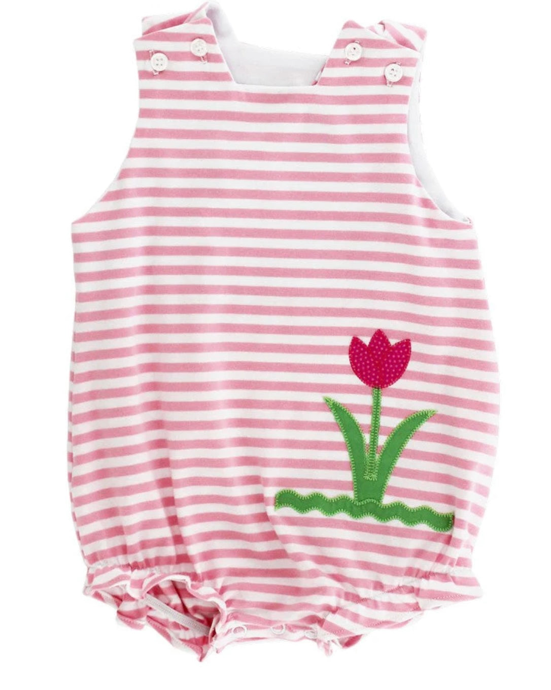The Bailey Boys Tulips- Girls Knit Bubble