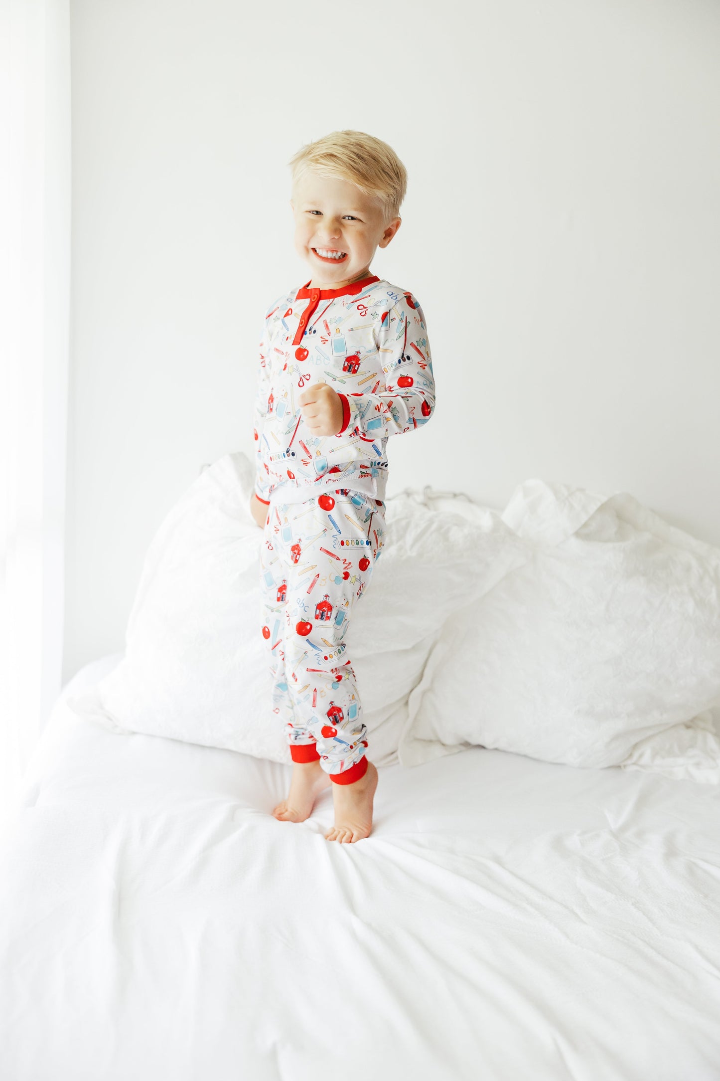Boys School Days Pajama Set