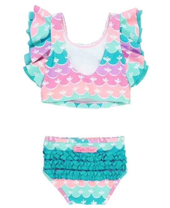RuffleButts Mermaid Butterfly Tankini