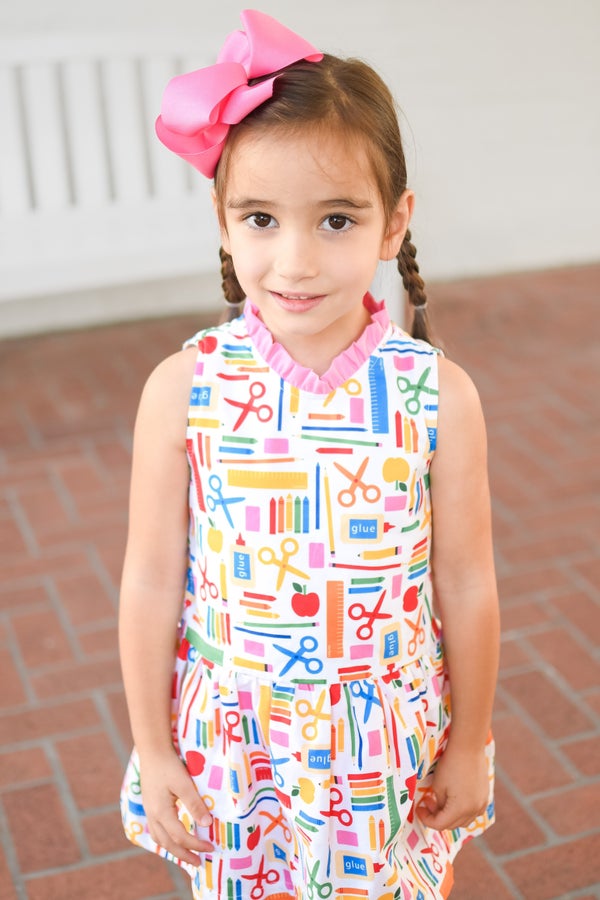 Mint Magnolia Eleanor Dress, Selwyn School Supplies