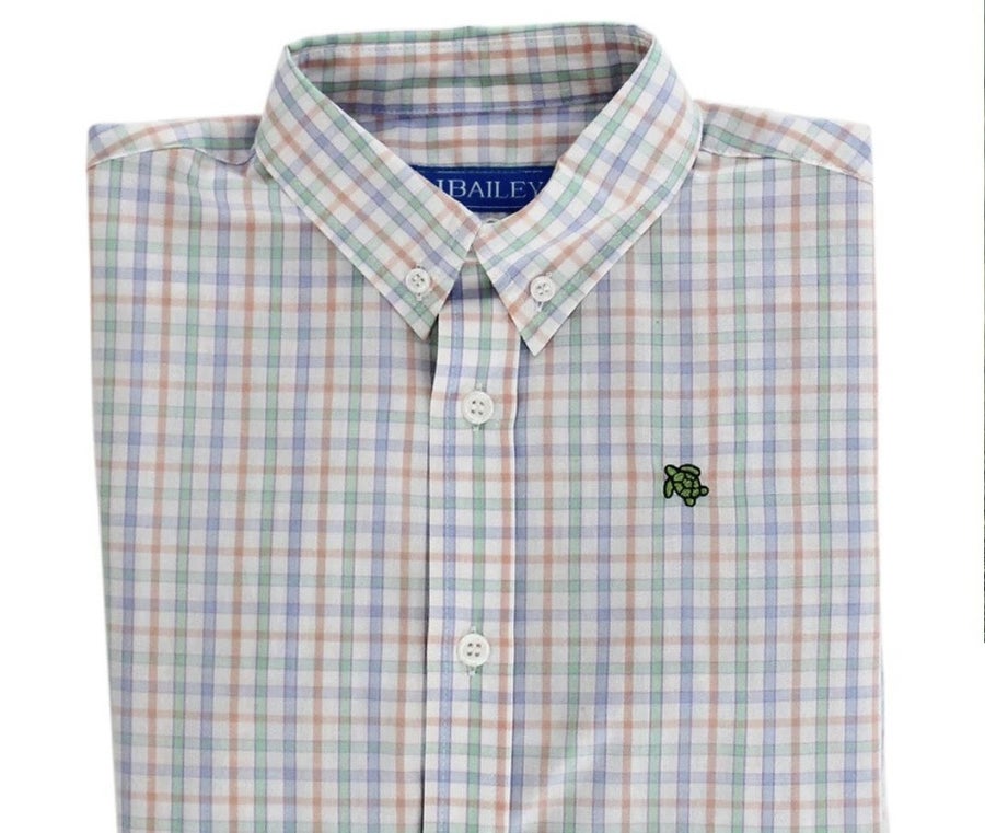 The Bailey Boys Sunkist Plaid Button Down Shirt