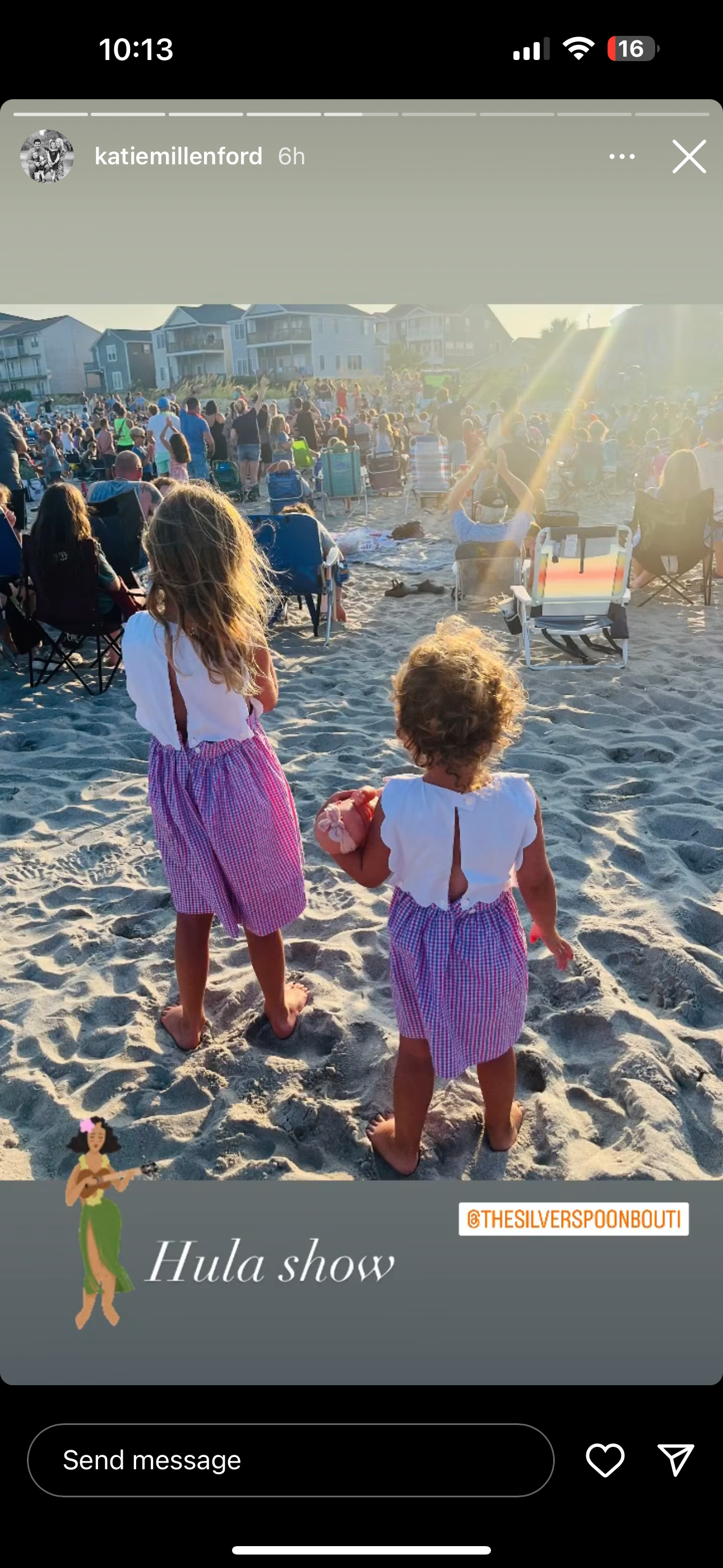 Seahorse Embroidery Dress