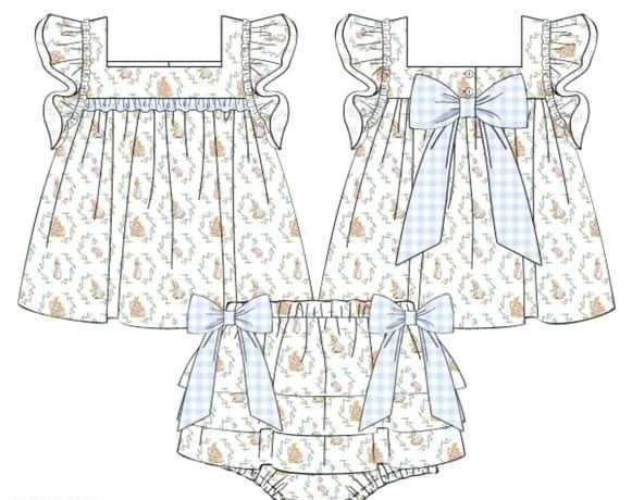 Sweet Rabbit Diaper Set