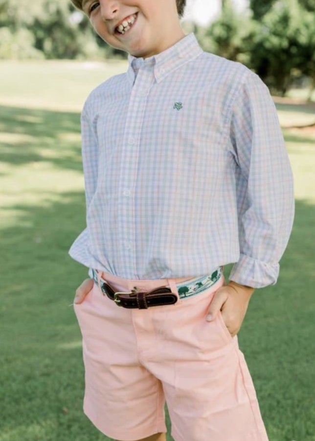 The Bailey Boys Sunkist Plaid Button Down Shirt