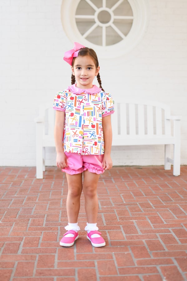 Mint Magnolia, Caroline Bloomer Set, Selwyn School Supplies