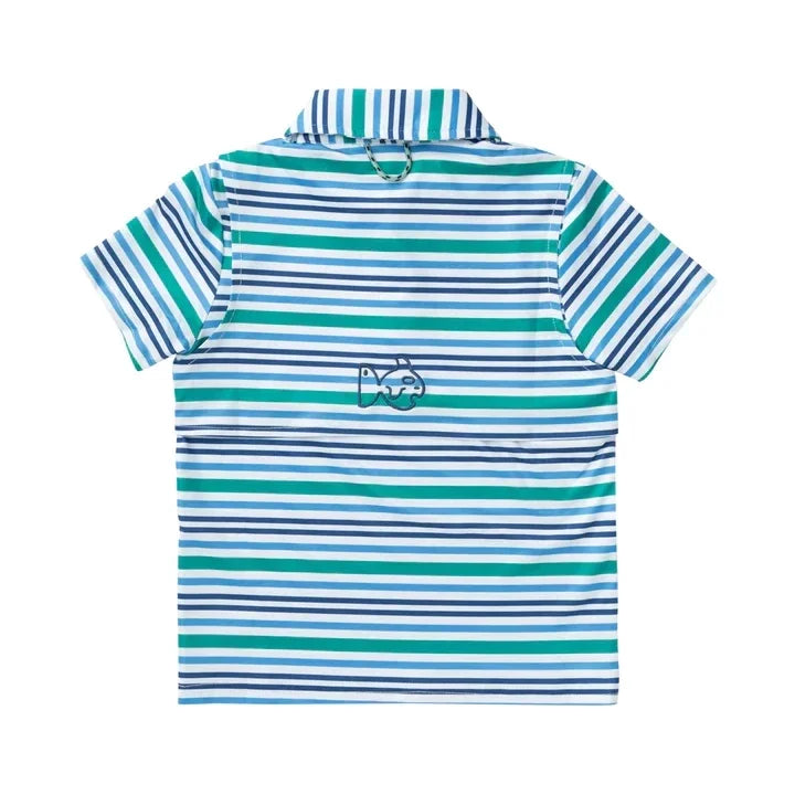 Prodoh Performance Polo- Slushy Stripe