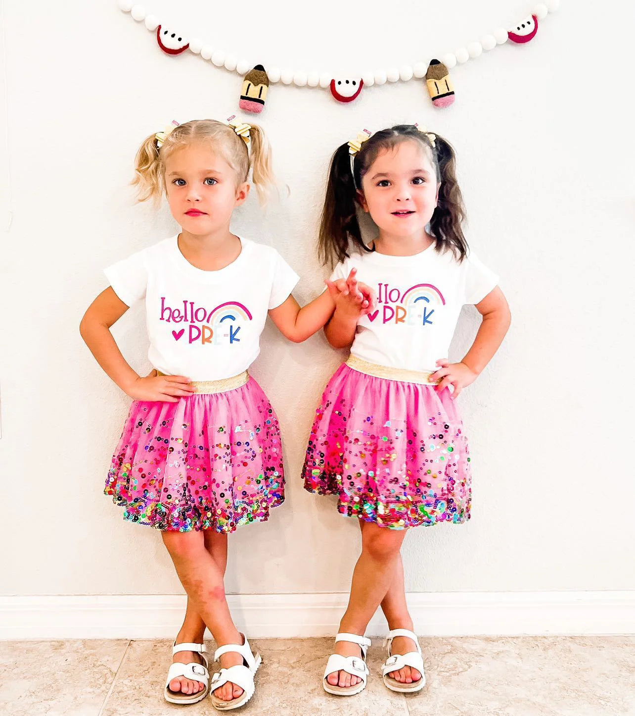 HELLO PRE-K SHORT SLEEVE T-SHIRT - WHITE