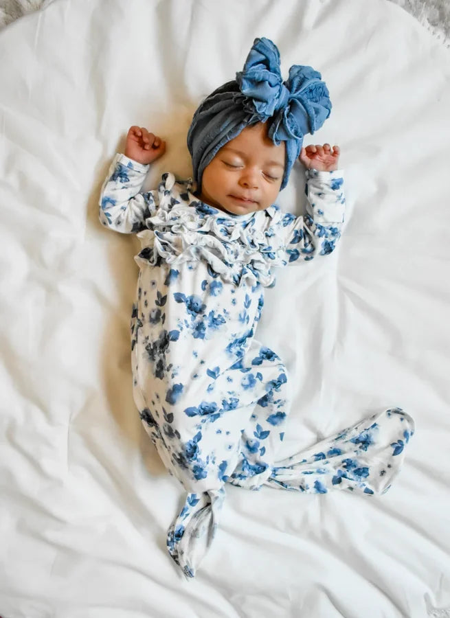 French Floral Knot Gown