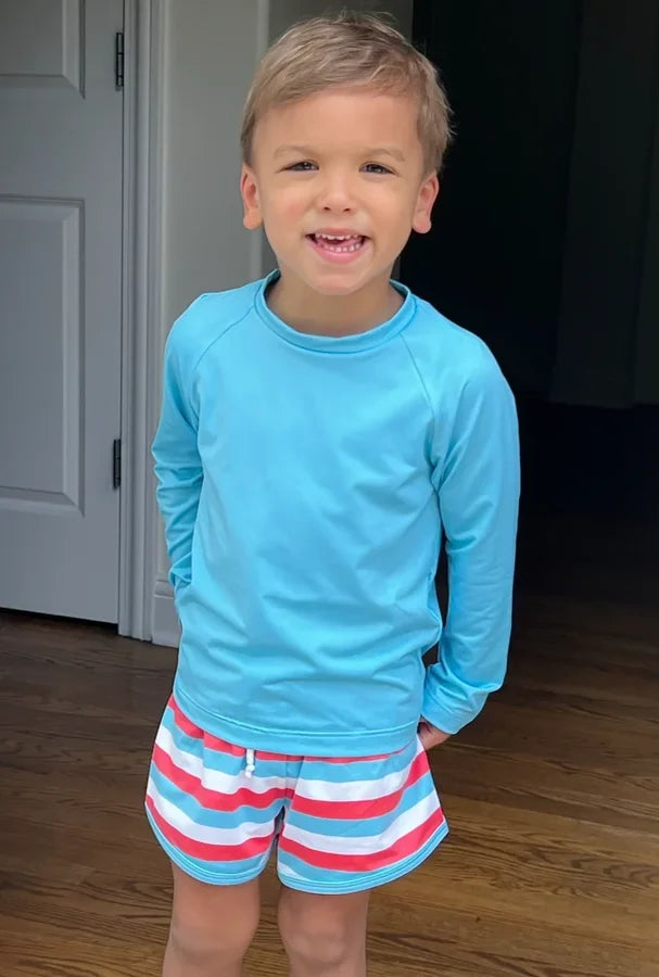 James & Lottie James Swim Patriotic Stripe