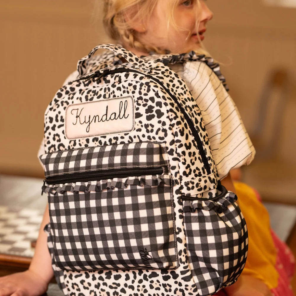 Backpack- Leopard (monogram included)