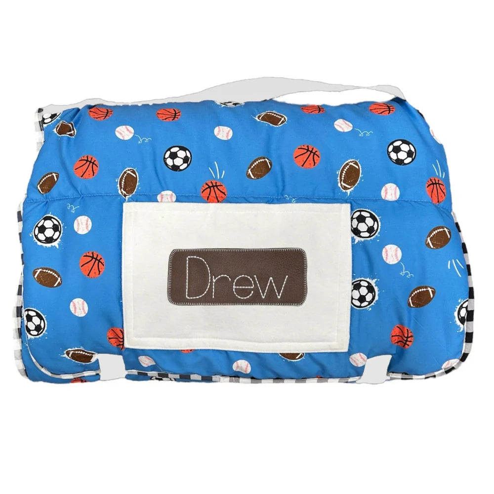 Nap Mat- Sports Star (monogram included)