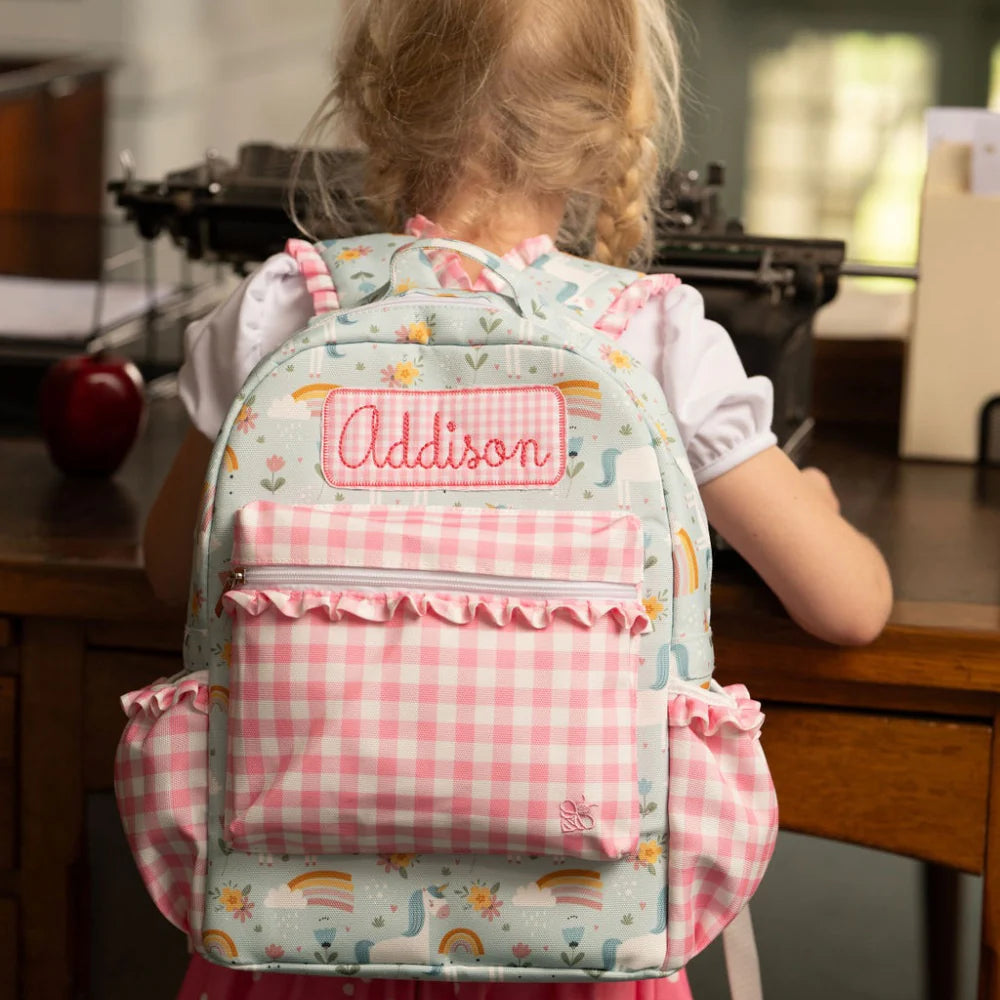 Backpack- Unicorns (monogram included)