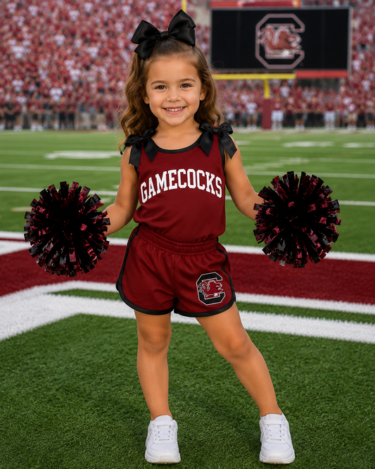 *Pre Order* South Carolina Gamecock Bow Short Set