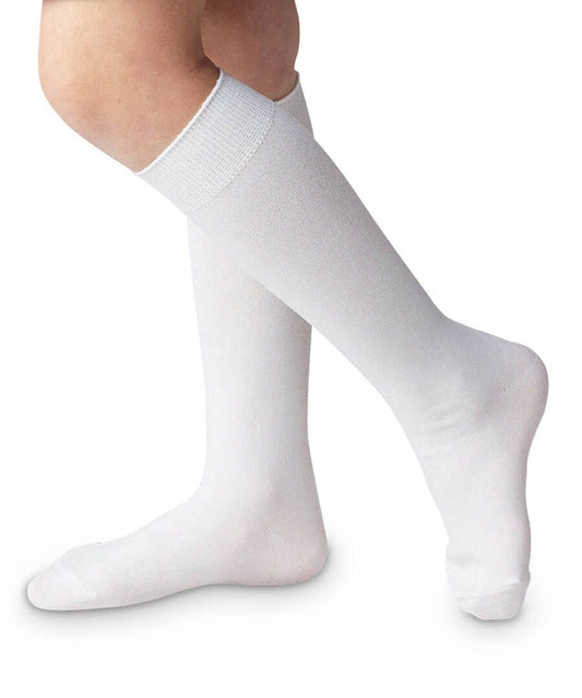 Jefferies Socks Class White Nylon Knee High Socks