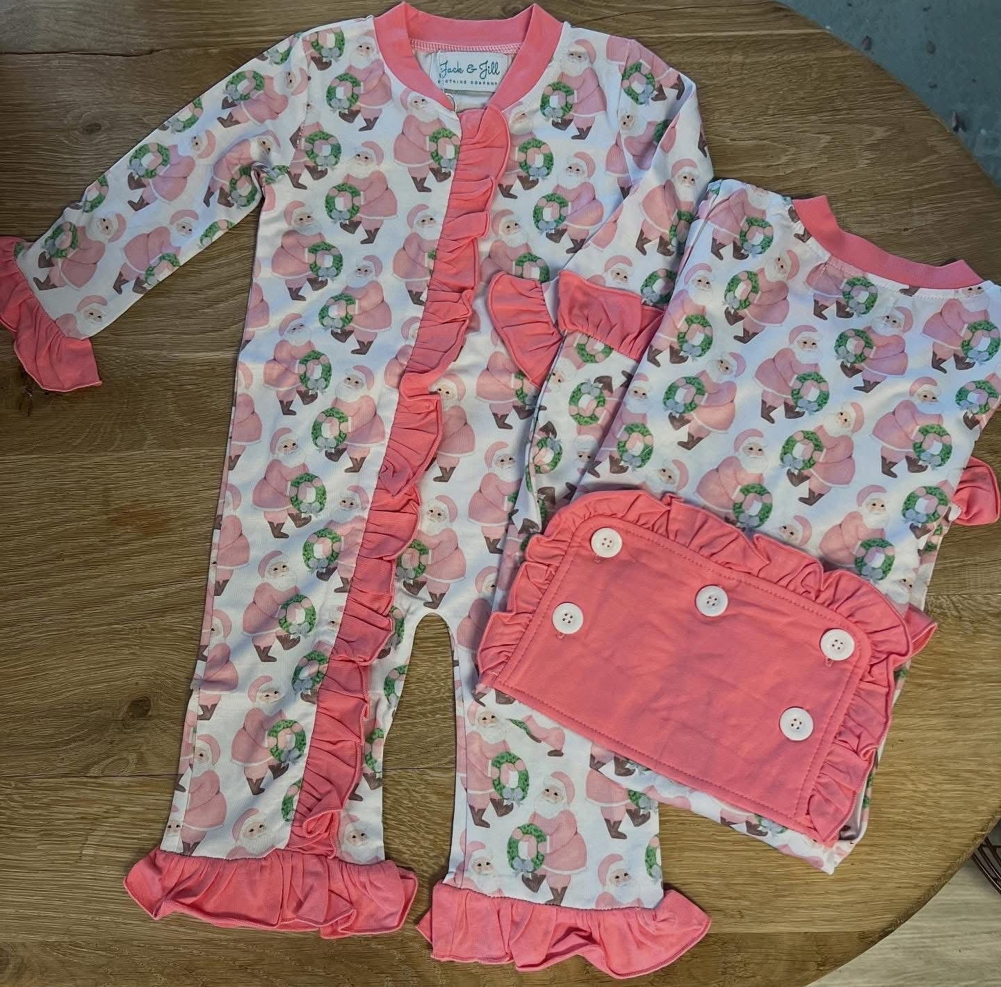 Precious Santa Holiday Flap Jammies