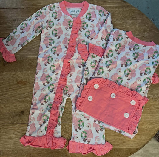 Precious Santa Holiday Flap Jammies