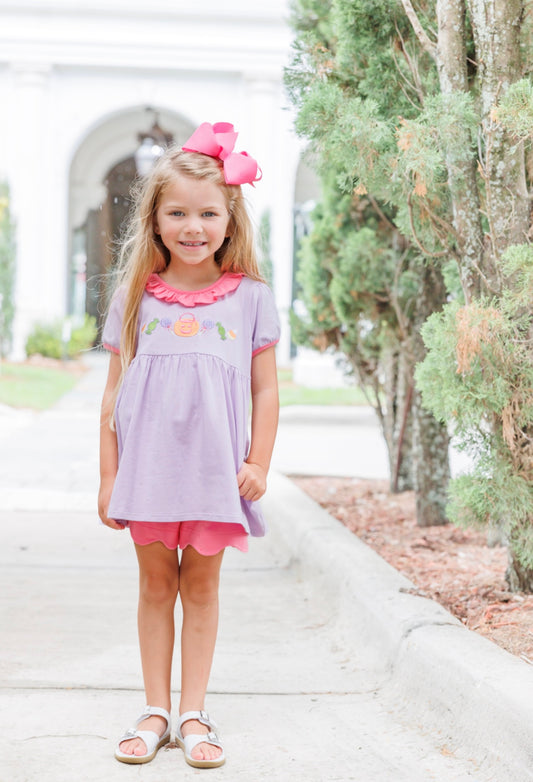 Trick or Treat Girls Short Set
