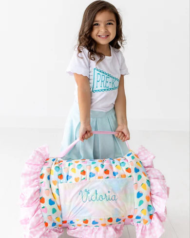Strawberries Nap Mat (Monogram Included)