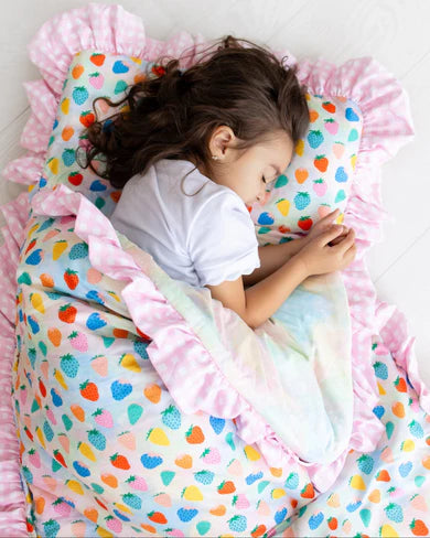 Strawberries Nap Mat (Monogram Included)