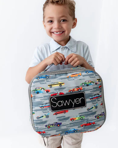 Race Cars Lunch Bag (monogram included)