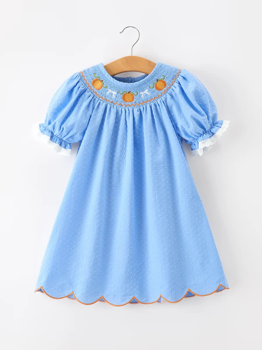 Blue Pumpkin Smocked Dress