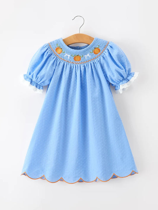 Blue Pumpkin Smocked Dress