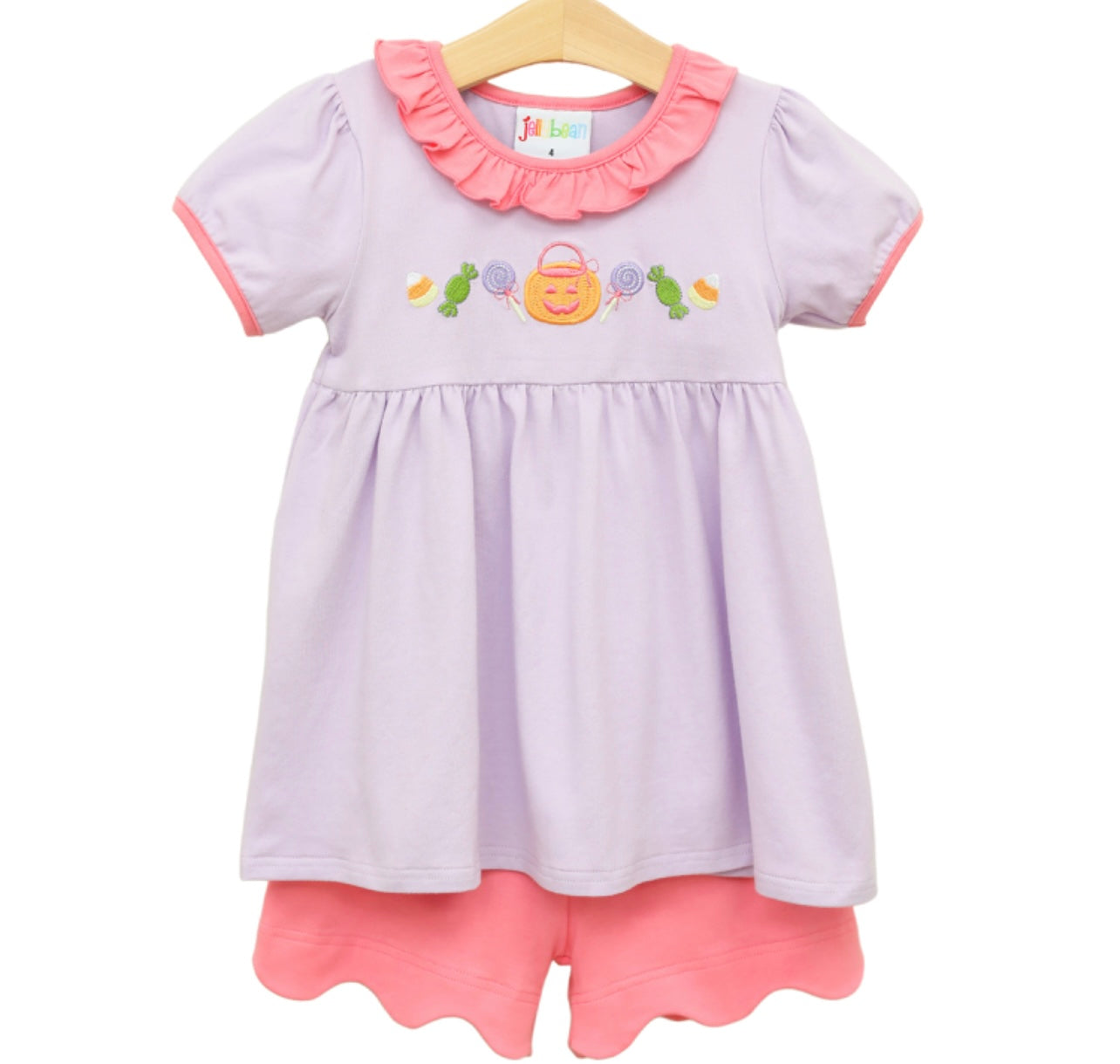 Trick or Treat Girls Short Set