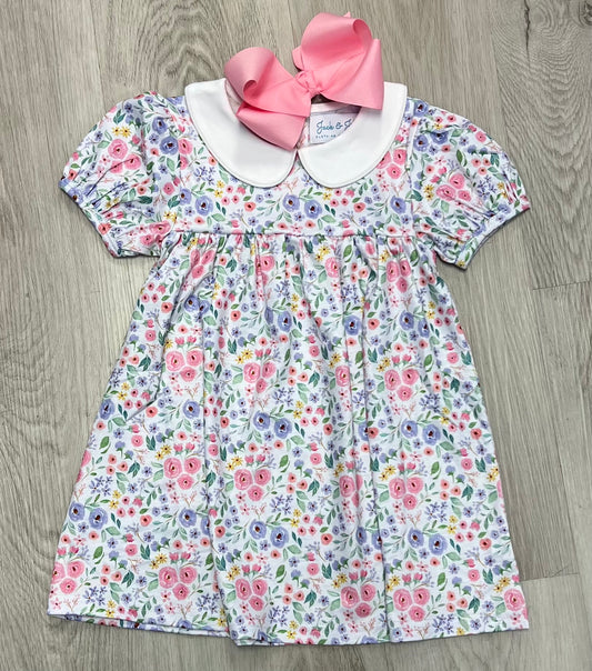 Collared Floral Dress