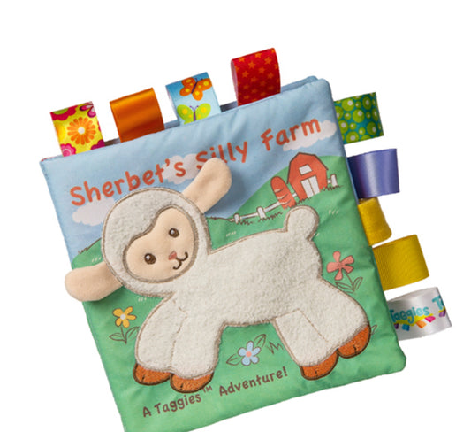 Taggies Sherbet Lamb Soft Book – 6×6″