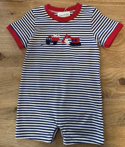 Baseball Construction Romper
