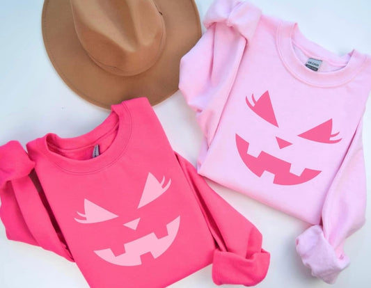 Dark Pink Pumpkin Sweatshirt
