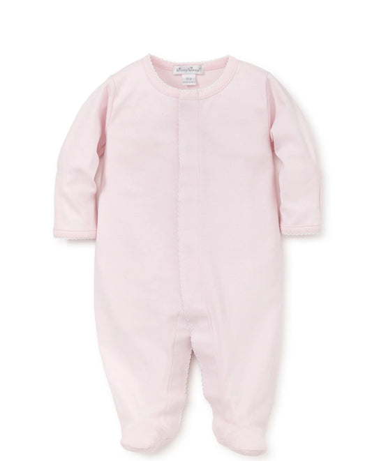 Pink/White Kissy Basics Footie NEW NewBorn