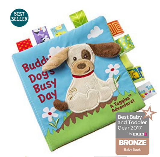 Taggies Buddy Dog Soft Book – 6×6″