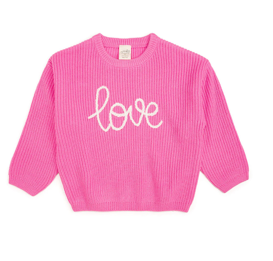 Love Valentine's Day Knit Sweater